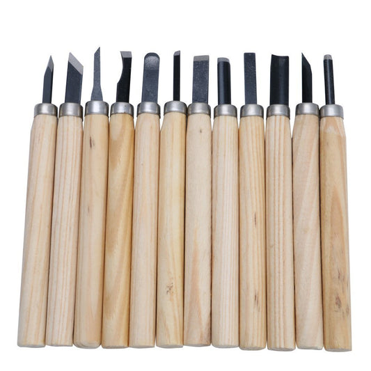 Wood Carving Tools (Set of 12)