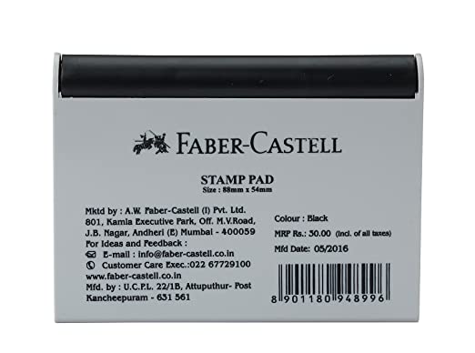 Faber Castell Stamp Pad Small (Black)