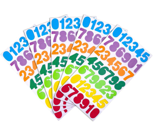 Foam Sticker Number