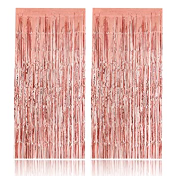 Foil Curtain - Rose Gold