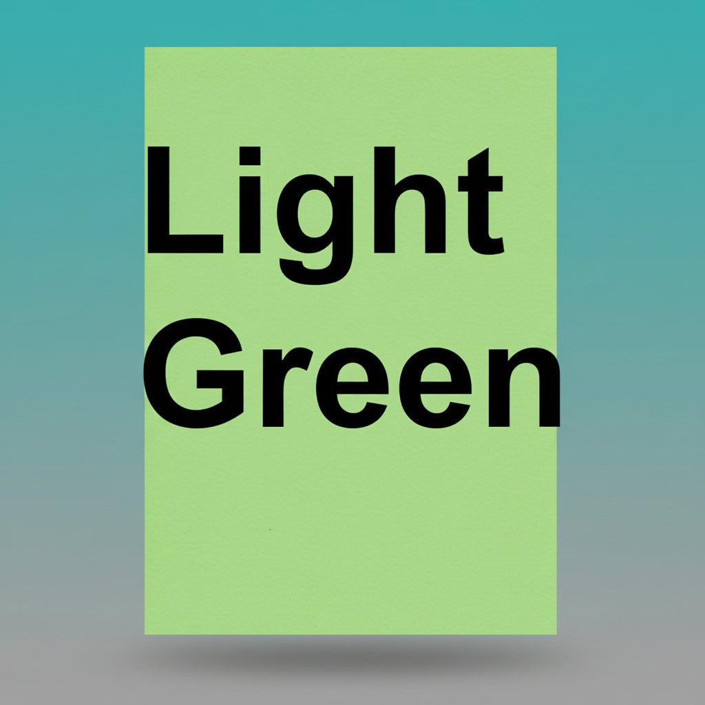 Chart Paper Thick (Light Green) by Gifthubmart