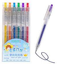 Jiandan Glitter Pen 6 Shade