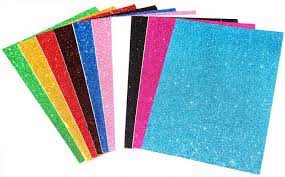 Number Glitter Foam Sheet