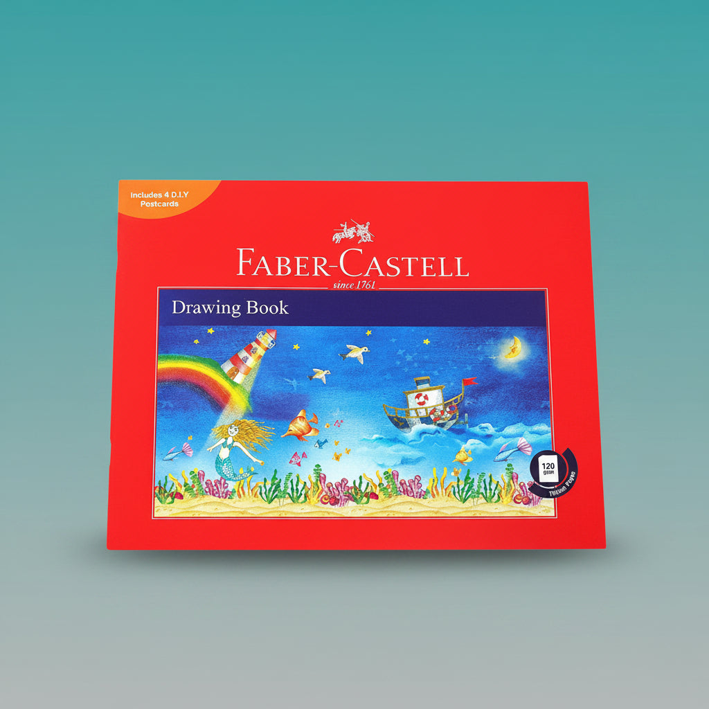 Faber Castell Drawing Book 29.5x21 cm by Gifthubmart