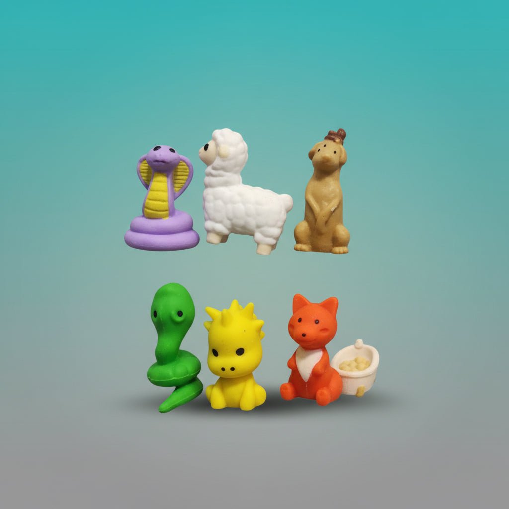 Fancy Eraser Animals by Gifthubmart