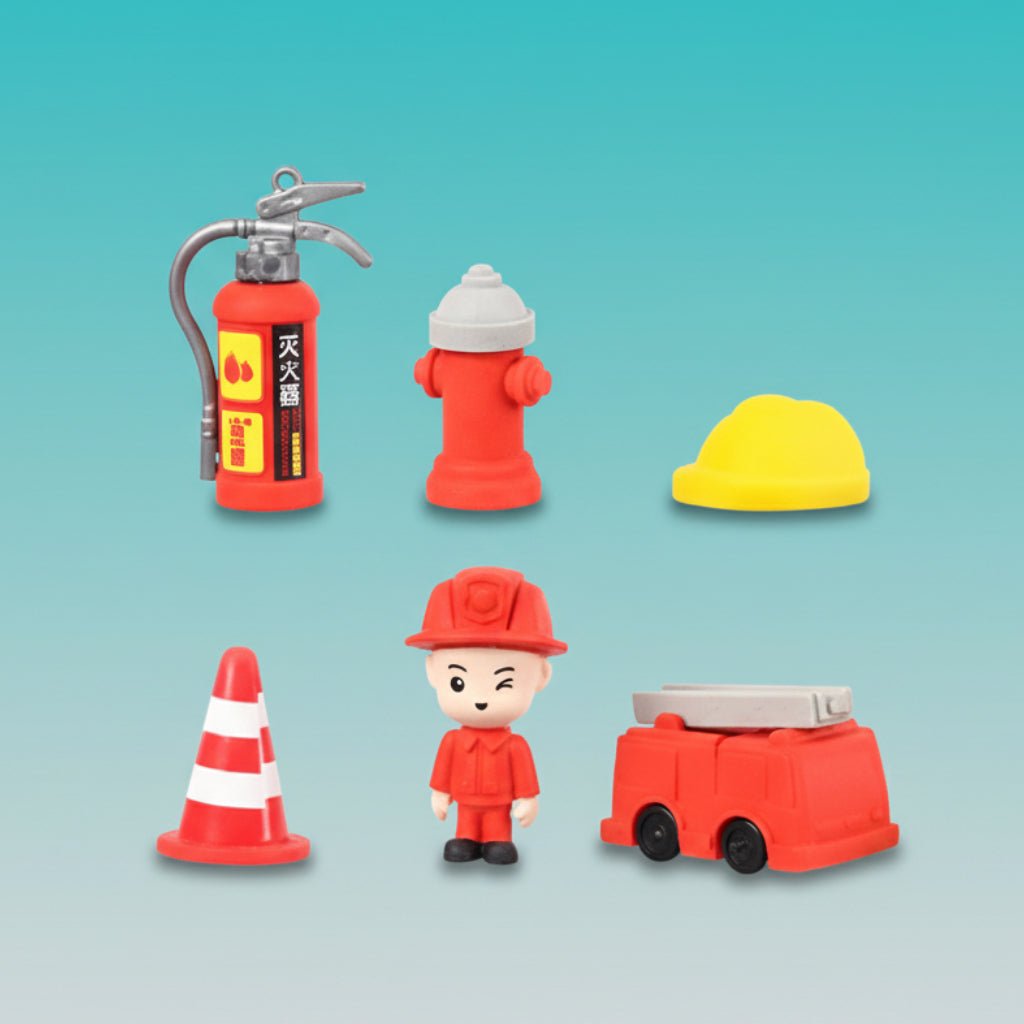 Fancy Eraser Fireman by Gifthubmart