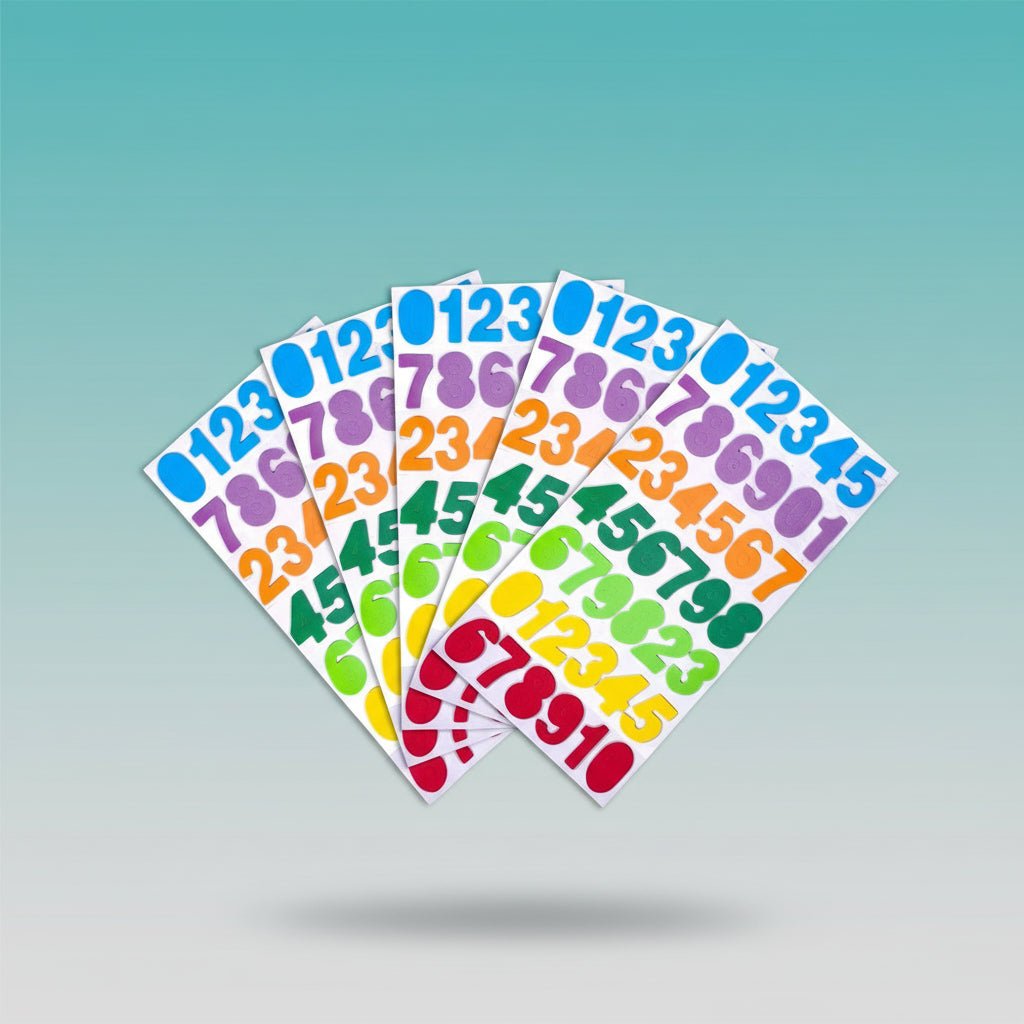 Foam Sticker Number by Gifthubmart
