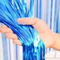 Foil Curtain Blue by Gifthubmart