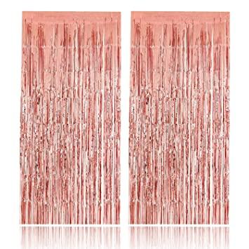 Foil Curtain Rose Gold by Gifthubmart
