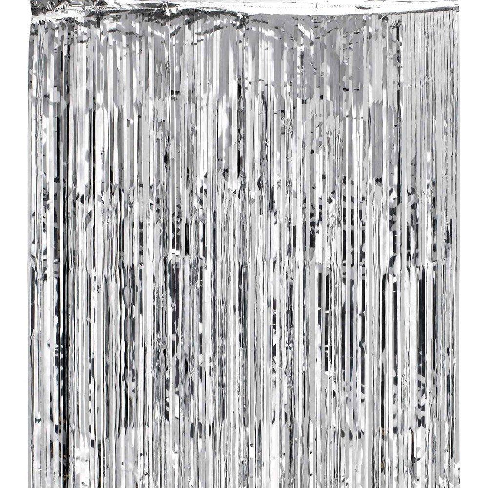 Foil Curtain Silver by Gifthubmart