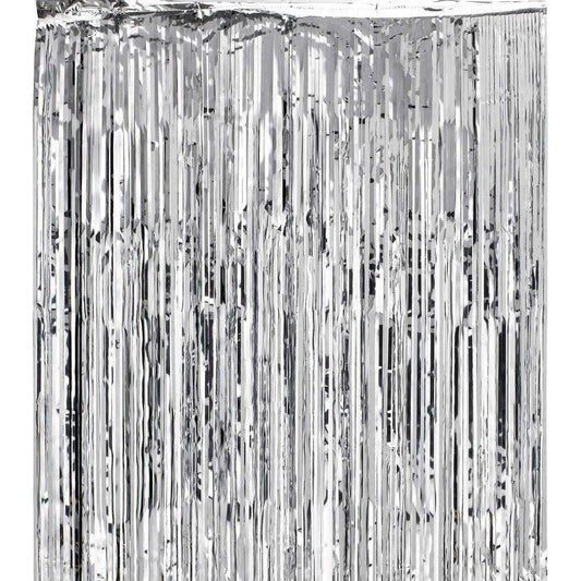 Foil Curtain Silver by Gifthubmart