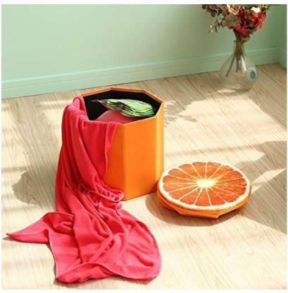 Foldable Storage Seating Pouffe Kiwi by Gifthubmart