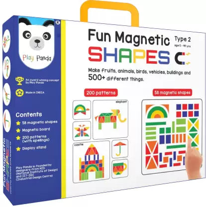 Play Panda Fun Magnetic Shapes (Type 2)