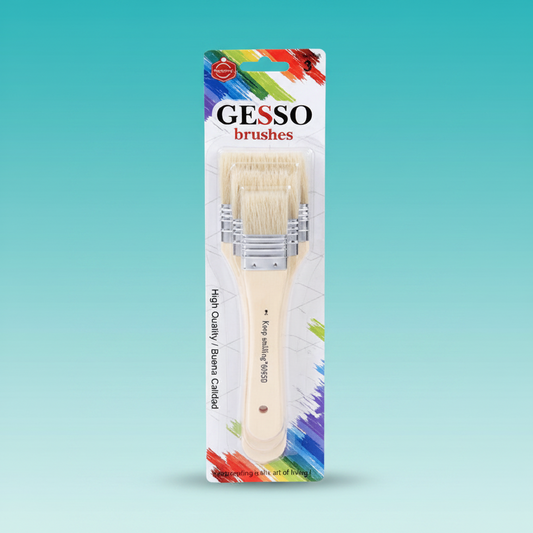 Gesso Painting Brush (Set of 3) by Gifthubmart