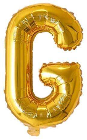 Golden Foil Balloon Alphabet G by Gifthubmart