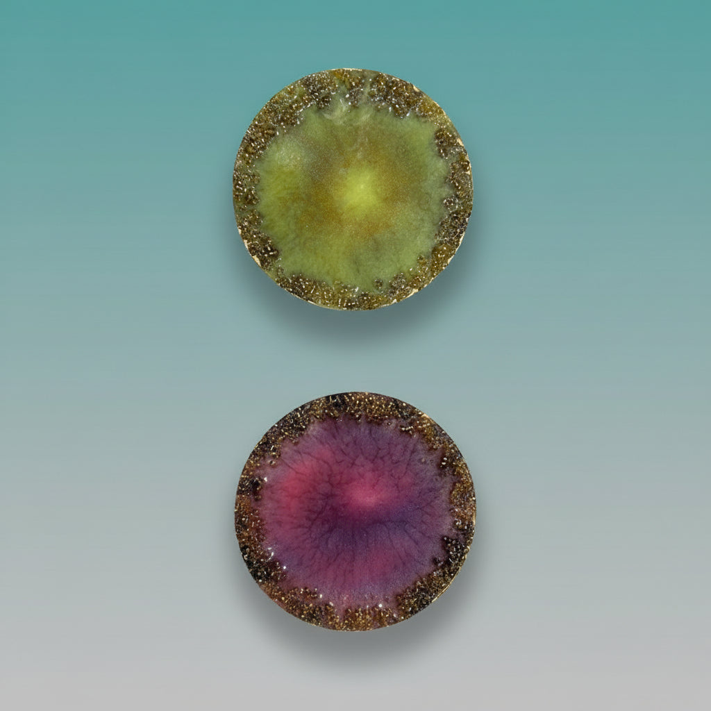 Handmade Resin Coasters set of 2 by Gifthubmart