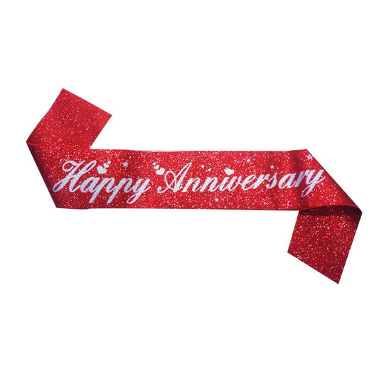Happy Anniversary Sash by Gifthubmart