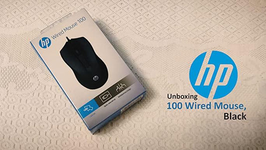 HP 100 Wired Mouse by Gifthubmart