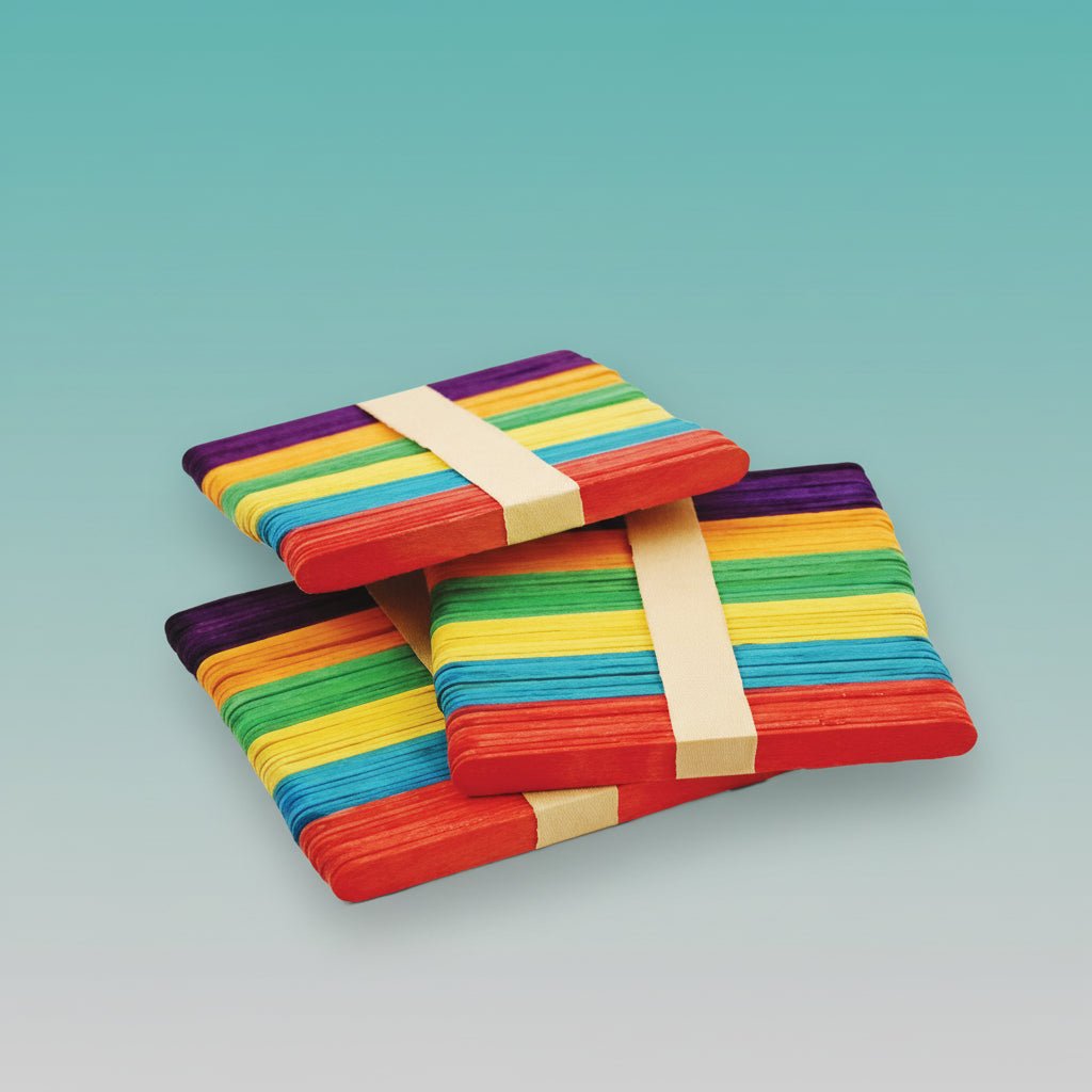 Ice Cream Stick- Colourful 11cms by Gifthubmart