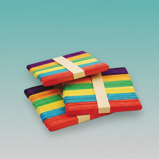 Ice Cream Stick- Colourful 11cms by Gifthubmart