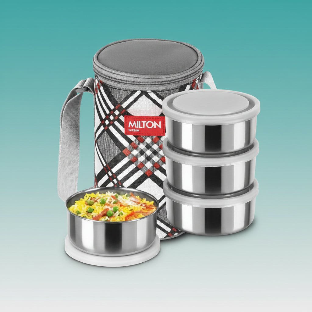 Milton Softline Tiffin Steel Treat 4 by Gifthubmart