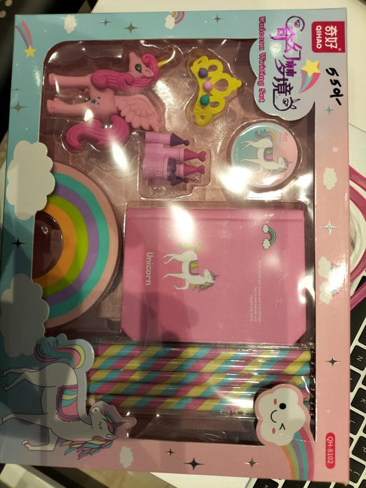 MRP550 Fancy Writing Set (Unicorn) by Gifthubmart