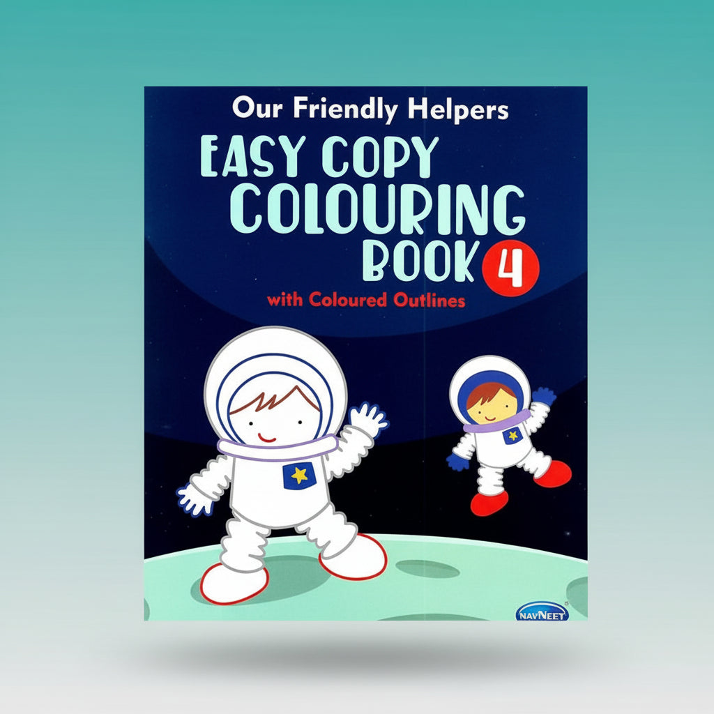 Navneet Easy Copy Colouring Book 4 by Gifthubmart