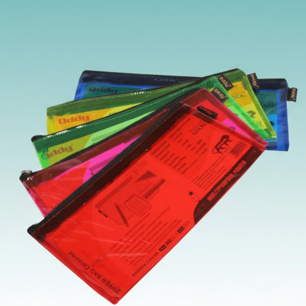 Oddy Zipper Pouch Transparent by Gifthubmart
