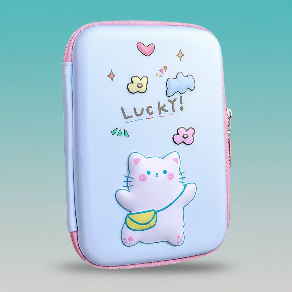 Pencil Pouch Lucky Cat by Gifthubmart