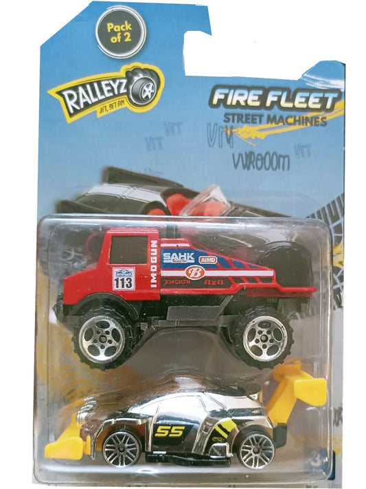 Fire Fleet Car  Pack of 2