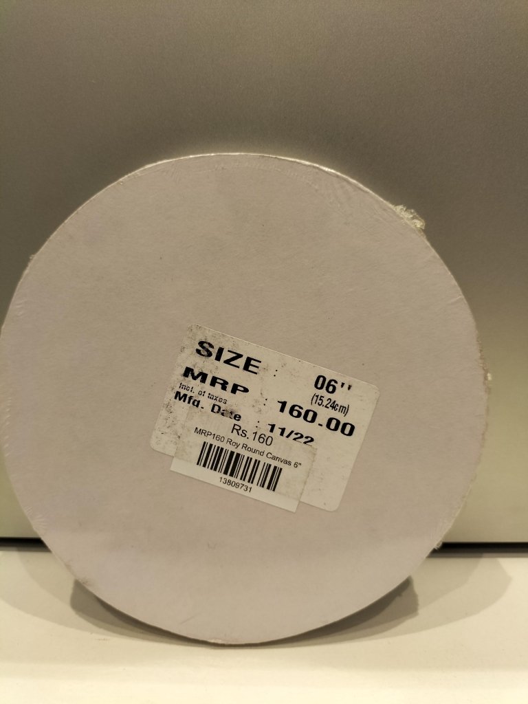 Roy Round Canvas 6" by Gifthubmart