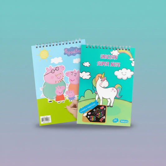 Scratch Pad Peppa Pig / Unicorn by Gifthubmart