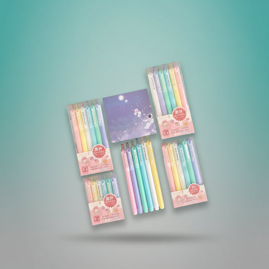 Sweet Morandi Pastel Pen (Set of 6) by Gifthubmart