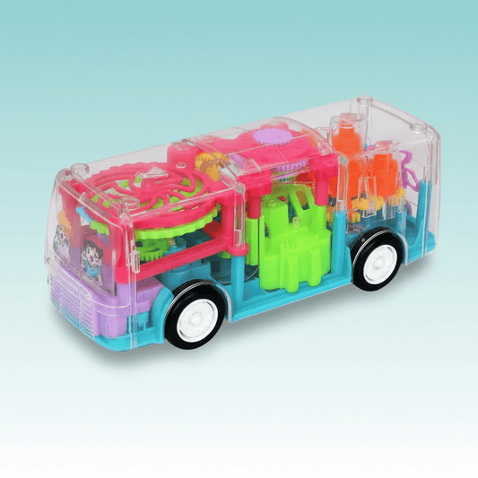 Transparent Musical Gear Light Bus by Gifthubmart