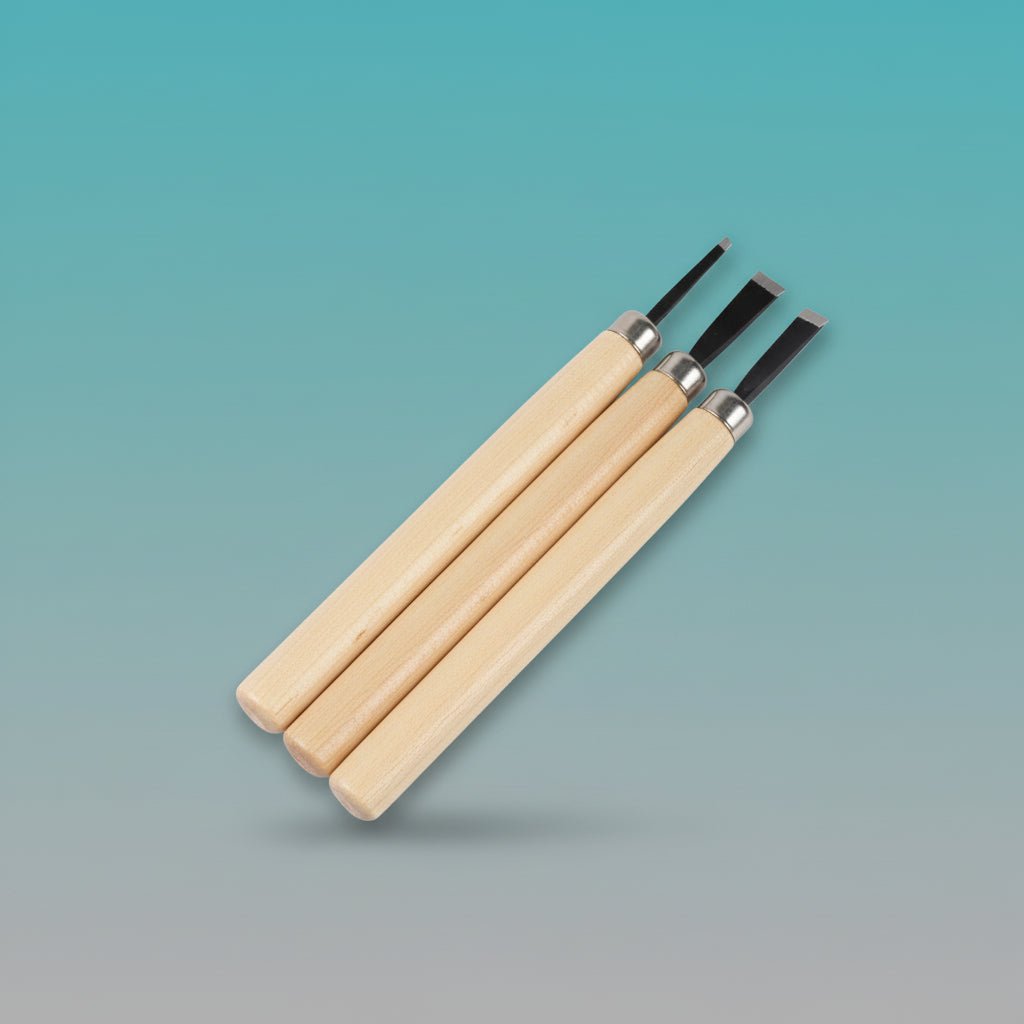 Wood Carving Tools (Set of 3) by Gifthubmart